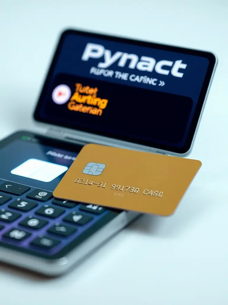 A visual representation of various payment methods (credit cards, mobile payments, etc.) converging into a single, secure gateway.